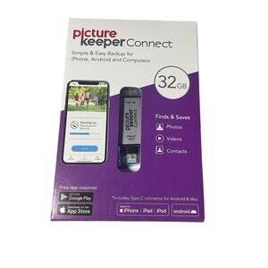 Picture Keeper Connect – 32GB – iPhone/Android/Computer Backup – NEW NWT NWB
